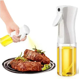 Yeknu  1pc 220ml/320ml Olive Oil Spray Bottle Kitchen High Pressure Leakproof BBQ Air Fryer Oil Spray Camping Tools