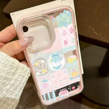 Yeknu  Tansparent TPU Pink Lotus Phone Case For iPhone 17 Pro 16 11 13 ProMax 17 12 13 15 14 Air Shockproof Funda Cover Silicone Luxury