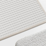 Yeknu  Floral Tufting Bathroom Mat Soft Irregular Tufted Bedroom Carpet Bedside Rug Floor Non Slip Tidy Pad Aesthetic Home Decor