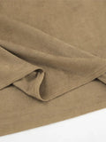 Yeknu  Autumn Retro Fashion Velvet Long Skirt Khaki Slim Straight Winter Women Skirt Zipper Solid Color Elegant Streetwear Skirt