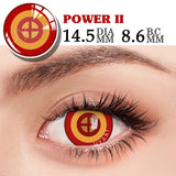 1 Pair Cosplay Color Contact Lenses Halloween Mesh Series Red White Blue Coloured Lenses  for Eyes Anime Accessories