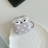 Yeknu  ins Korean gray-blue polka dot simple application airpods4 earphone cover pro3 new airpodspro2 protective cover 3rd