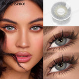 1 Pair Colored Contact Lenses Natural Yearly Lenses Brown Contact Lenses High Quality Natural Lenses for Makeup Lens