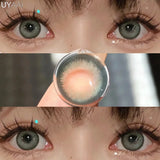 Yeknu  New Natural Lenses Gray Lenses 1 Pair Color Eye Contacts Blue Pupils Korean Style y2k Lenses Big Eyes Colorcon