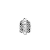 Hip Hop Single Vertical Bar Zircon Teeth Grillz Y2K Vintage CZ Stone Tooth Caps For Women Men Jewelry Dental Grills