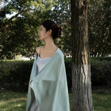 Yeknu High-end 100% Lyocell Fiber Summer Cooling Blanket Pure Natural Plant Shawl Blankets Soft Breathable Skin-friendly Nap Blanket