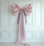 Yeknu  Mehofond Photography Background Elegant Pink Orange Bow Aldult Birthday Wedding Maternity Portrait Decor Backdrop Photo Studio