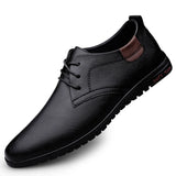 Yeknu  Summer New Business Soft Soled Shoes for Men Pointed Punching Breathable Casual Shoes Comfortable Wedding Shoes