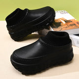 Yeknu  New Cotton Slippers for Man Winter Warm Home Cotton Shoes Waterproof Garden Shoes Indoor Slip on Man Slippers pantuflas hombre
