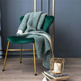 Yeknu  Autumn Winter New Cozy Home Decor Knitted Blanket Autumn Winter Soft Home Knitted Wool Blanket Comfortable Sofa Blanket