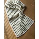 Yeknu  Retro Striped Pure Towels Soft Kindly-Skin Face Towel Bathroom Absorbent Face Adult Household Towels