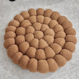 Yeknu  Solid Color Household Handmade Bay Window Mat Futon Tatami Seat Cushion Sofa Office Backrest Bed Cushion