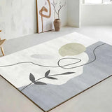 Yeknu  Scandinavian Loop Pile Rug Living Room Modern Light Luxury Coffee Table Carpet Bedroom Bedside Floor Mats Home Decoration