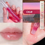 Yeknu  Galaxy Mirror Lip Gloss Glitter Lipgloss Transparent Lip Oil Long Lasting Moisturizing Lipstick Lipgloss Lips Makeup Cosmetics