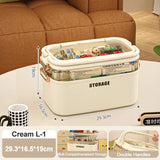 Yeknu  Large Capacity Family Medicine Organizer Storage Box Multifunctional First Aid Kit Pill Container Emergency Pharmacy Box