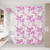 Yeknu  Transparent Waterproof Shower Curtain Bathroom Translucent Partition Curtain Easy Clean Wipe Mildew Proof Curtains with Hooks
