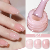 Yeknu  10ml Reinforcement Gel Nail Polish Self-leveling Gel Construction Gel Thick Base Gel Hard Painting Gel Varnishes