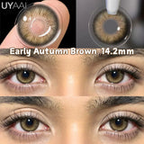 Yeknu   Color Contact Lenses NEW iD Series Beauty Green Lens Makeup Colorcon Fashion Black Eyes Lens Natural Brown Lenses For Eyes