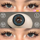Yeknu  Color Contact Lens Black Lenses Natual look Brown Beauty Pupils Makeup Blue Contact Gray Eyes Women Cosmetic Fashion Lens