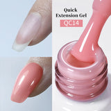Yeknu  Jelly Transparent Gel Nail Polish Nude Pink  Color UV Soak Off Gel Varnish Jade Nail Art Gel 10ml Design Manicure