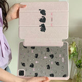 Yeknu  With pencil slot For iPad 2024 Air 11" 13" Pro 11 13 12.9 Case 10.2 7th 8th 9th Generation 2022 10th 10.9 inch Air 3 4 5 6 Cover