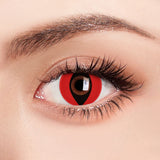Yeknu  1 Pair Halloween Lenses Cosplay Contact Lenses Popular Colored Contact Lenses Anime Lenses Pink Lenses Black Lenses