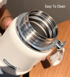 Yeknu  620ml Fashion Stainless Steel 316 Braised Flask Portable Thermal Lunch Box Stew Beaker Adult Students Vacuum Flask Travel Tumble