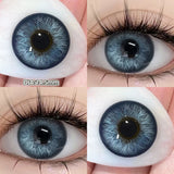 Yeknu  Blue Contact Lenses for Eyes Fashion Color Pupils Beauty Green Lenses Natural Eye Color Lenses for Myopia 1 Pair Cosplay