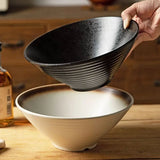 Yeknu  Japanese Lamian Noodles Bowl, Creative Household Kitchen Restaurant Supplies, Advanced Tableware Salad Fruit Soup Hat Bowls, 1Pc