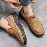 Yeknu  Loafers For Men Slip on Casual Shoes for Men Comfortable Walking Sneakers Luxury Brand Male Business Shoe Driving Footwear