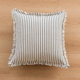 Yeknu  1Pcs Striped Throw Pillow Cover Decorative Square Cushion Case for Sofa Home 45x45/50x50/30x50cm Hemp Pillowcase With Tassels