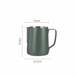 Yeknu  350/600ML Coffee Milk Frothing Pitcher Jug 304 Stainless Steel Precise Scale High Quality Latte Barista Professional CafeUtensil