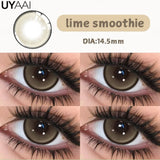 Yeknu  NEW Color Contact Lenses For Eyes Beauty Color Contact Cosmetic Beauty Natural Color Pupils Black Lens Big Eyes Green lens