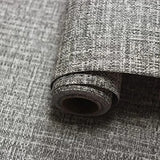 Yeknu  Linen Peel and Stick Wallpaper Grasscloth Self Adhesive Contact Paper Waterproof Textured Wall Paper for Wall Sticker Home Decor