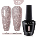 Yeknu  10ml Pearl Shell Color UV Gel Nail Polish Semi Permanent Golden Nail Art Gel Varnish Hybrid Nail Gel Polish Manicure Base