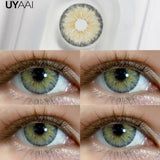 Yeknu  NEW Color Contact Beauty Blue Colorcon PATTAYA Series Lens Natual Brown Lens Cosmetic Colorcon Beauty Soft Green Pupils