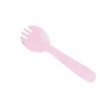 Yeknu  Bla Frosted Thiened Plastic Dert Fork And Spoon Ice Cr Independent Paaging Kitchen Baking DIY Utensils