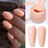 Yeknu  10ml Gold Glitter Gel Nail Polish Crystal Semi Permanent Soak Off UV Gel Varnish Nail Art Manicure Base Top Coat