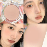 Yeknu  monochrome blush whitening matte cosmetics vitality girl nude makeup natural smudge monochrome blush plate