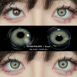 Yeknu  1 Pair Fashion Lenses Colored Contact Lenses for Eyes Beauty Green Eyes Lenses Natural  Brown Lens Grey Lens