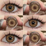 Yeknu  Color Contact Lenses Beauty Blue Lens Makeup Colorcon Fashion Natural Black Eyes Lens Natural Brown Lenses Fashion Lens
