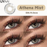 Yeknu  NEW Color Contact Lenses For Eyes Beauty Color Contact Cosmetic Beauty Natural Color Pupils Black Lens Big Eyes Green lens
