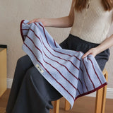 Yeknu  Fashion Striped Cotton Towel Soft Absorbent Adult BathTowel Face Towel Household Towels Luxurious Hotel Bath Supply Beach Towels