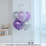 Yeknu  40-Inch Number Balloons for Birthday Photoaphy Props Boys Girls One Year Old Creme Purple Decorative Scene Arrangement