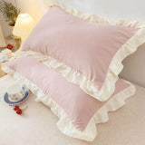 Yeknu  INS Style Pillowcases, Soft Pillow Covers for Home & Student Dorm, Large & Small Sizes, All-Match Universal Design