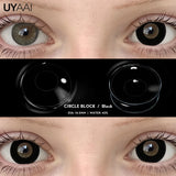 Yeknu  Cosplay Lenses Makeup Colored Pupil White Lenses Hallowen Contact Lenses Cosmetics Eye Contacts Black Lens Women Cosplay