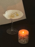 Yeknu  Handmade Shell wine glass conch cup design niche cocktail glass goblet ins style light luxury