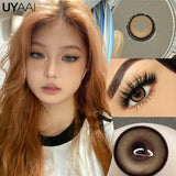 Yeknu  NEW Cosplay Colored Contact Lenses for Eyes Anime Purple Lenses Cosmetic Blue Eye Contacts Brown Natural Fashion Lenses