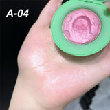 Yeknu  1pcs Planet Highlighter Powder Shiny Gradient High-gloss Powder Face Contour Brightening Long Lasting Highlight Glitter Makeup