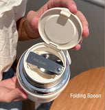 Yeknu  620ml Fashion Stainless Steel 316 Braised Flask Portable Thermal Lunch Box Stew Beaker Adult Students Vacuum Flask Travel Tumble